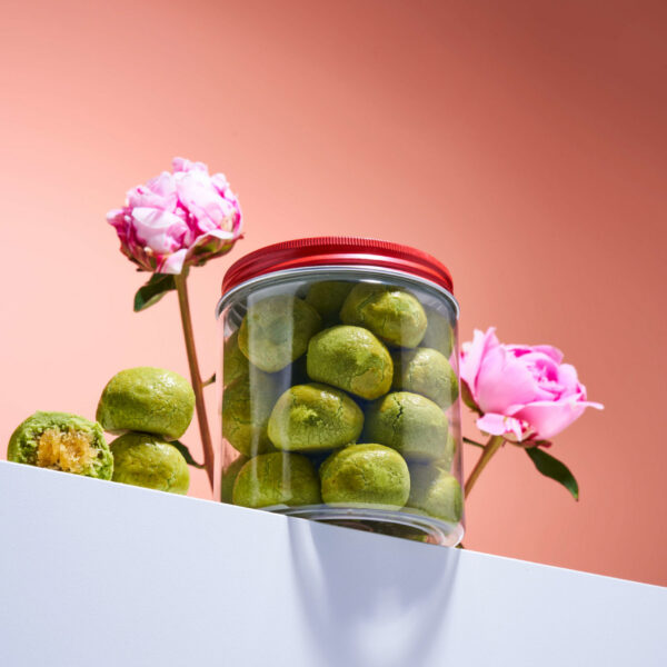 Melt-In-Your-Mouth Matcha Pineapple Ball