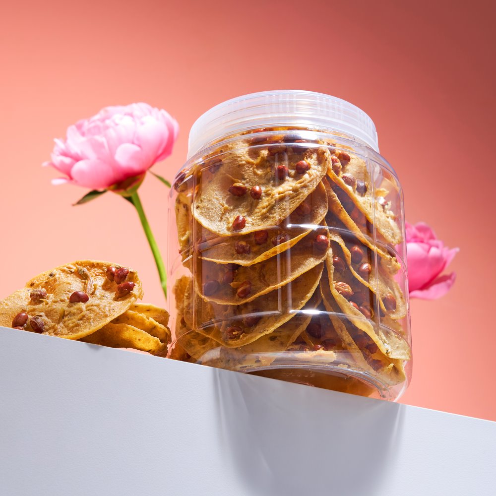 Crispy Peanut Cracker with Ikan Bilis