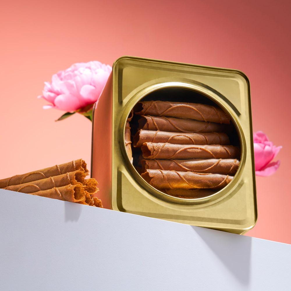 Premium Coffee Egg Roll Love Letters